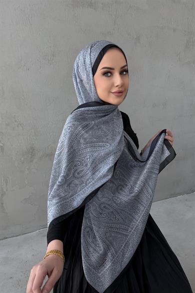 Black Asu Authentic Indian Silk Shawl