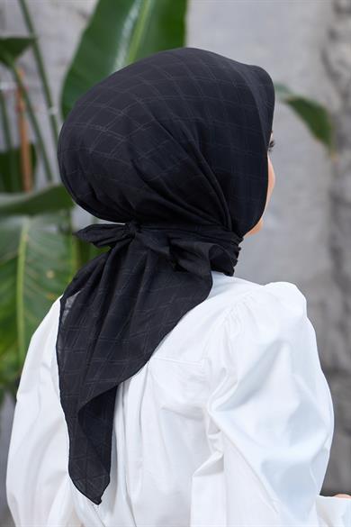 Siyah Bambu Jakar Eşarp