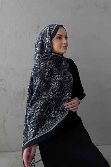 Siyah Merlinda Tensel Şal 