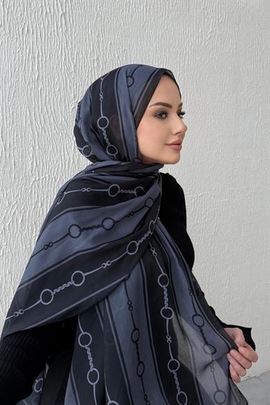 Black Sapphire Modal Silk Shawl