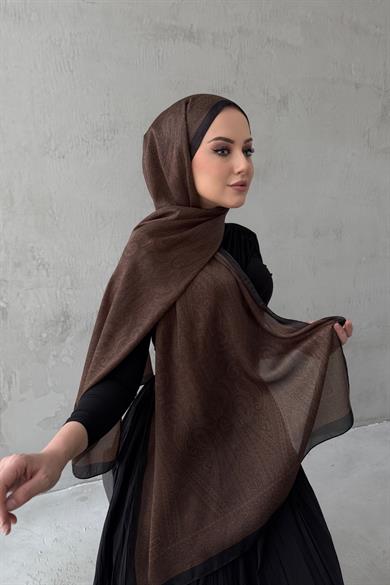 Black&Brown Asu Authentic Indian Silk Shawl