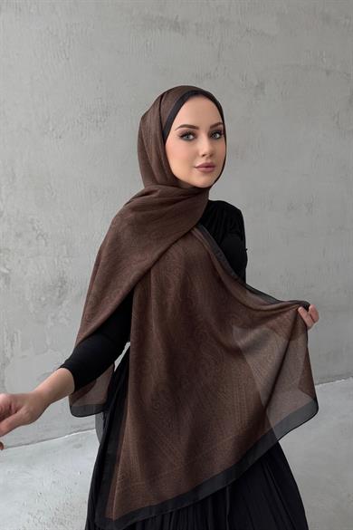 Black&Brown Asu Authentic Indian Silk Shawl