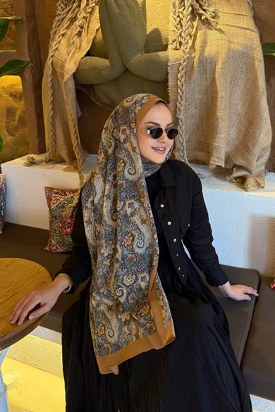 Taba Laventa Koza %100 Pamuk Şal