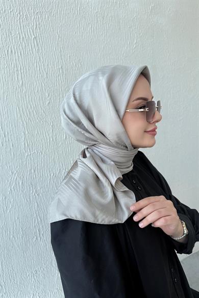 Taş Rengi Noya İpeksi Jakar Eşarp