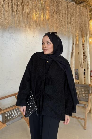Tasarım Astarlı Ceket Siyah
