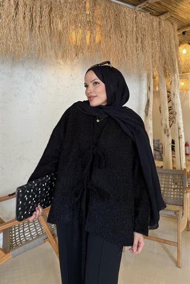 Tasarım Astarlı Ceket Siyah