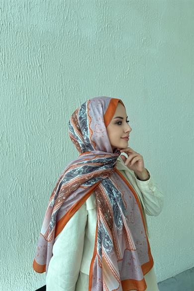 Turuncu Etro Soft Şal