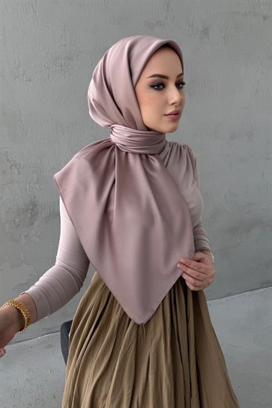 Mink Arla Sanded Silk ShawlScarf