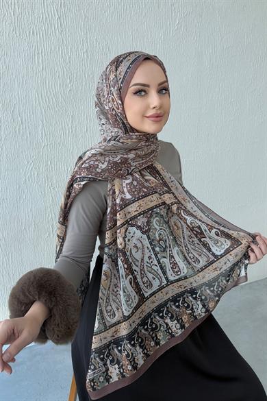 Mink Bergüzar Authentic Indian Silk Shawl