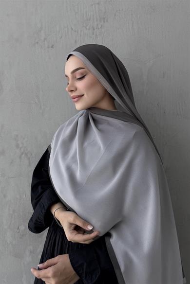 Vizon Degrade İthal Kumlu İpek Şal