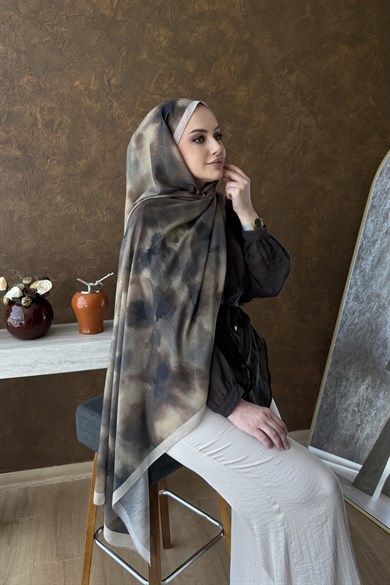 Vizon Kaylin Babil İpeği İthal Şal 