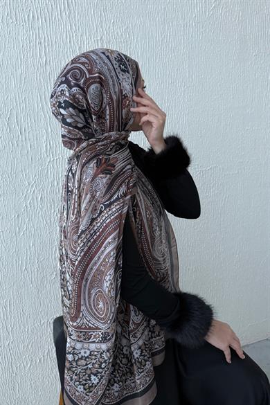 Mink & Tile Etro Authentic Indian Silk Shawl