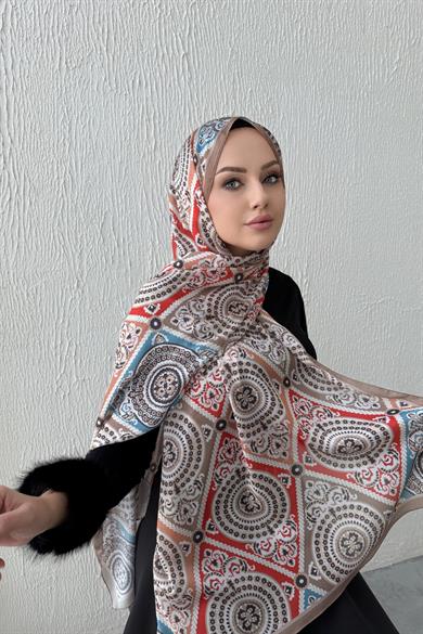 Mink Kösem Indian Silk Shawl