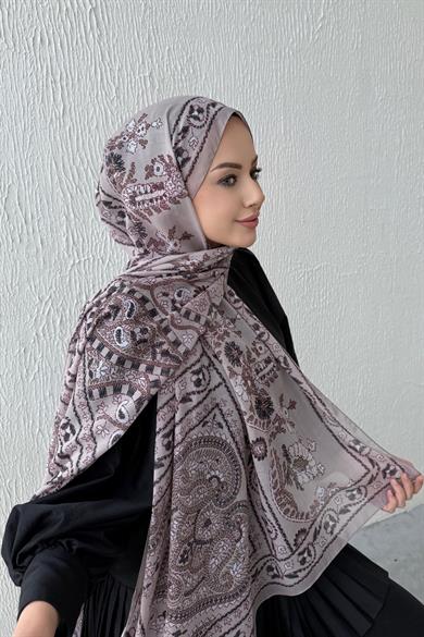 Vizon Mihrimah Bohem Modal İpek Şal
