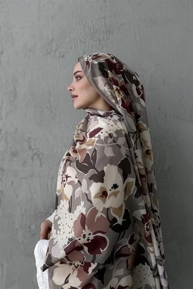 Vizon Rosa Modal İpek Şal