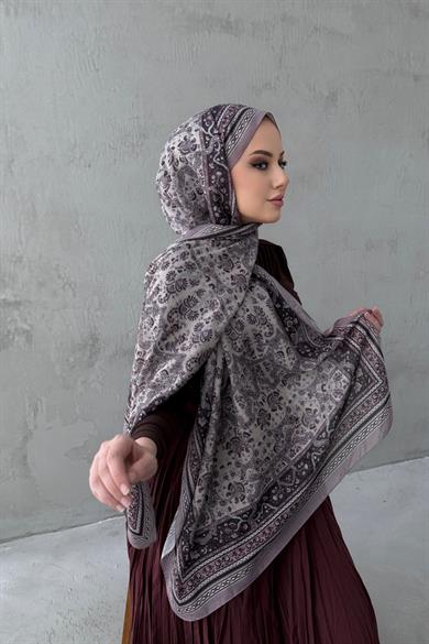 Vizon&Lila Bohem Modal İpek Şal