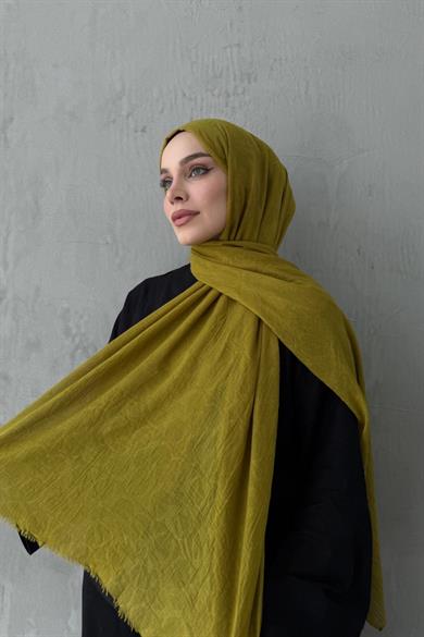 Yağ Yeşili Coac Fresh Pamuk Şal