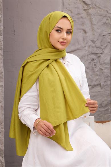 Yağ Yeşili Vual Şal