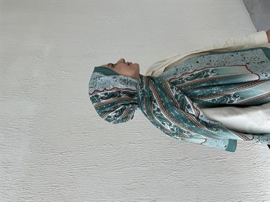 Yeşil & Kahve Etro Soft Şal