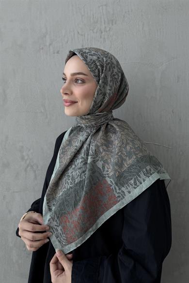 Green Nirva Bohemian Modal Silk Shale Scarf