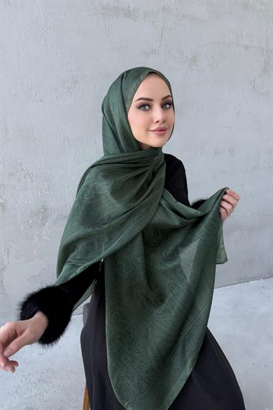 Green&Green Asu Authentic Indian Silk Shawl