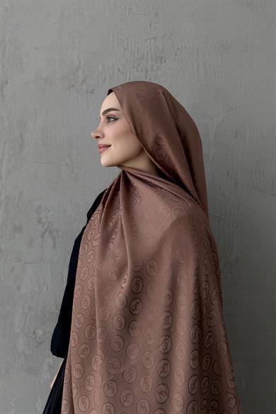 YLS desen jakarli sal kahve