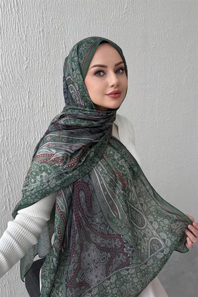 Zümrüt Şazeli Bohem Modal İpek Şal