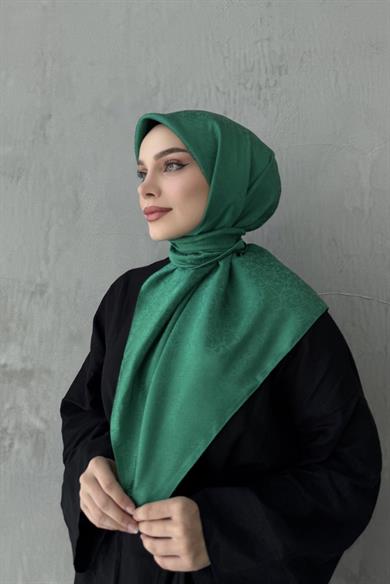 Zümrüt Çiçek Jakar Eşarp 