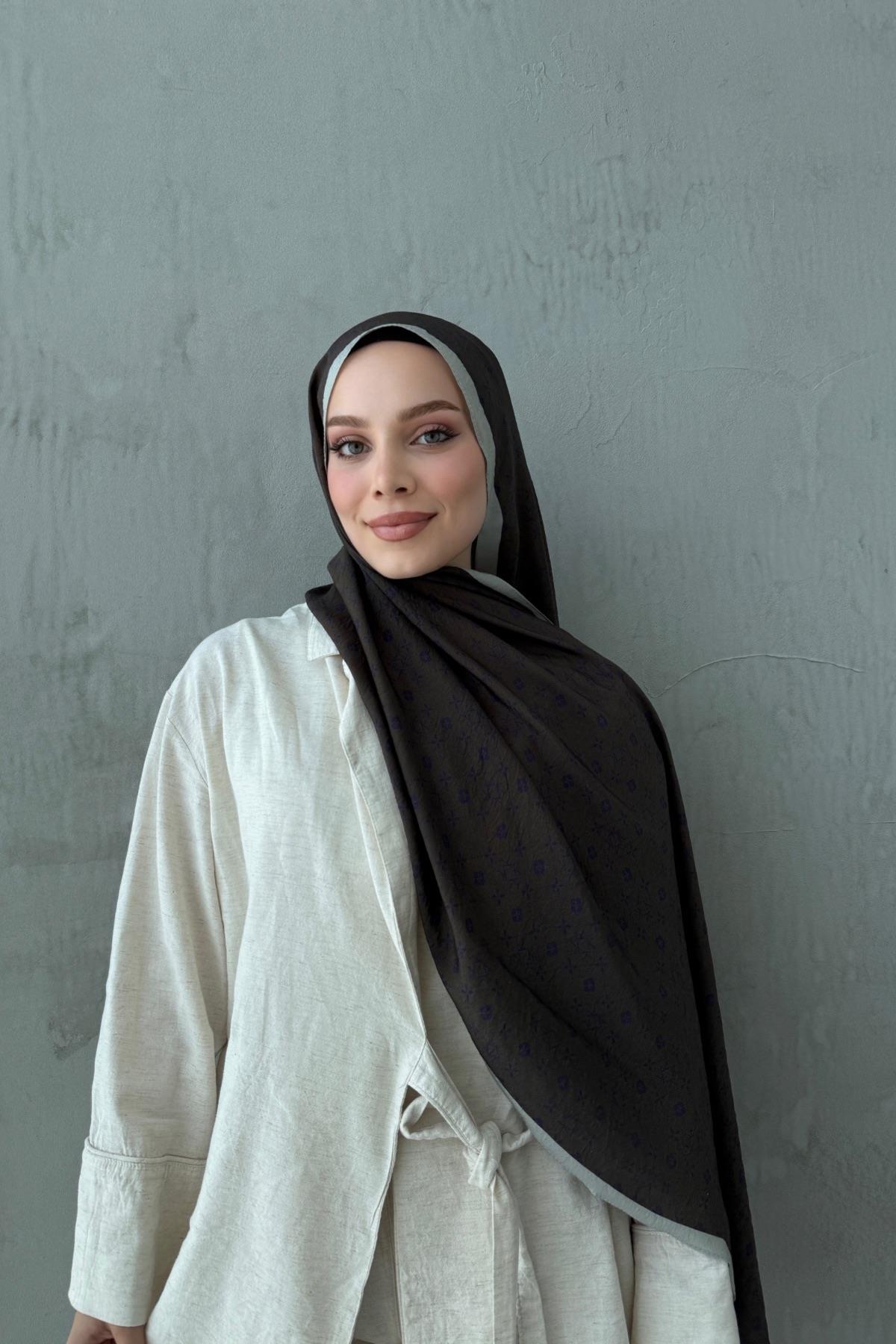 Acı Kahve Gua Modal İpek Şal