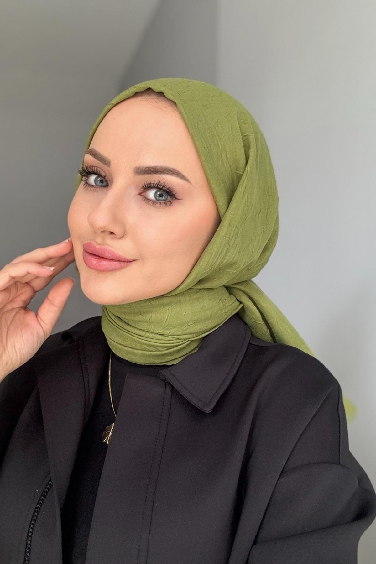 Bamboo Shawl Olive Green