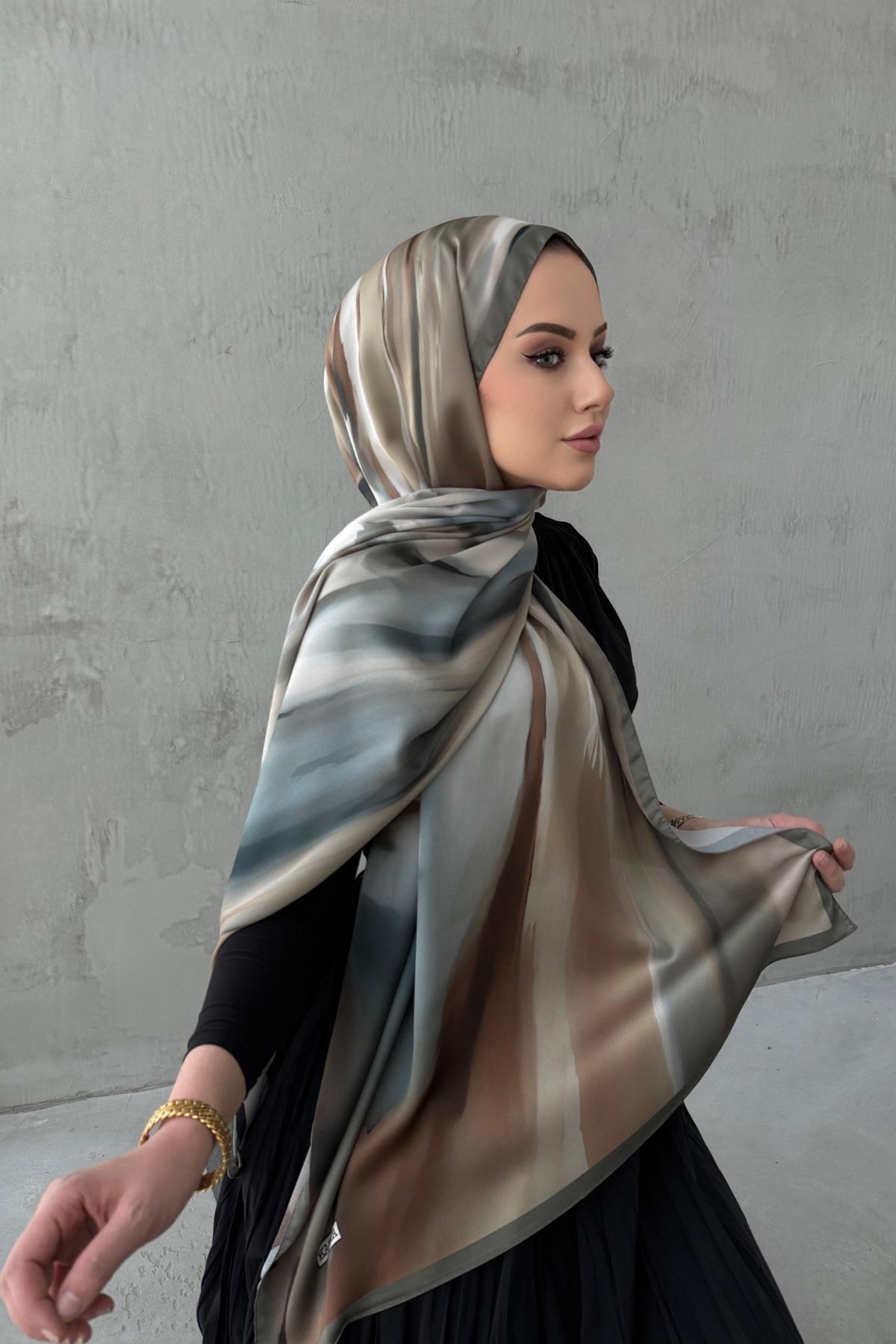 Berçem Kumlu İpek Şal