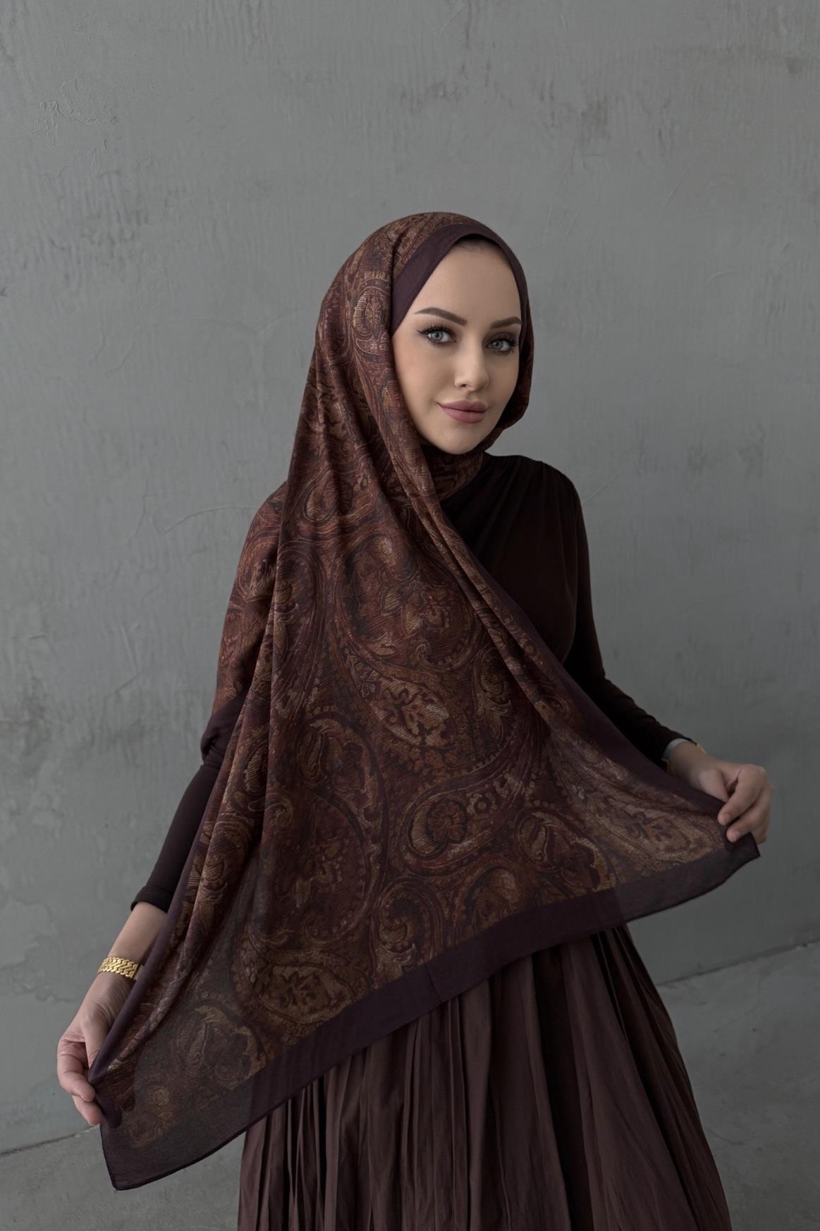 Çikolata Koza %100 Pamuk Şal