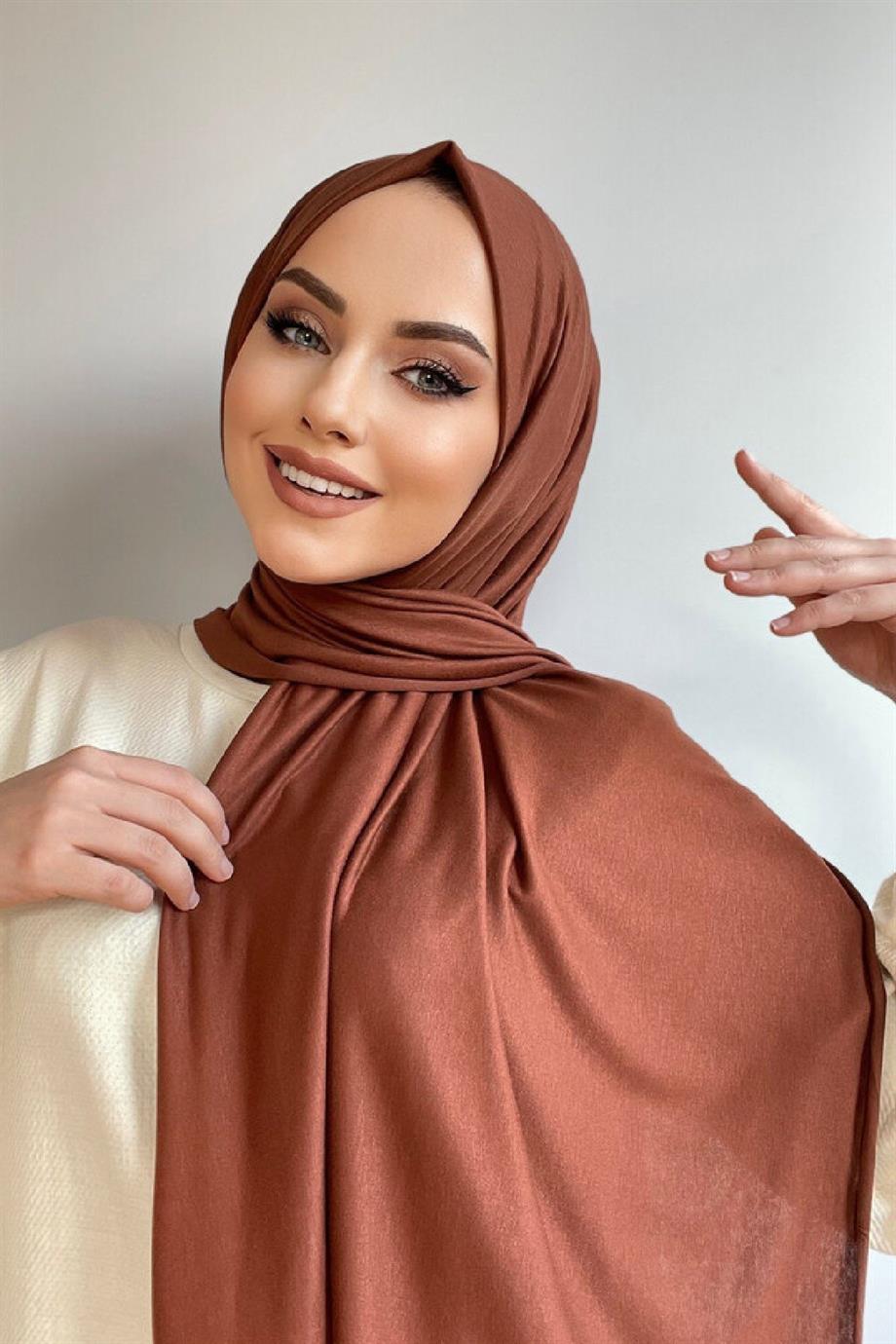 Chocolate Combed Shawl