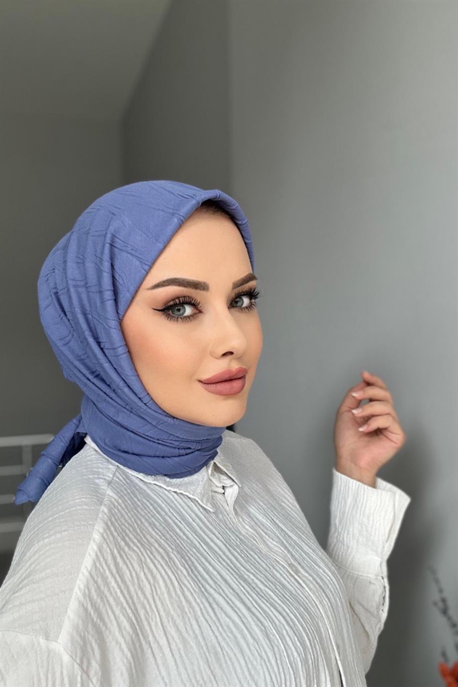 Textured bamboo indigo