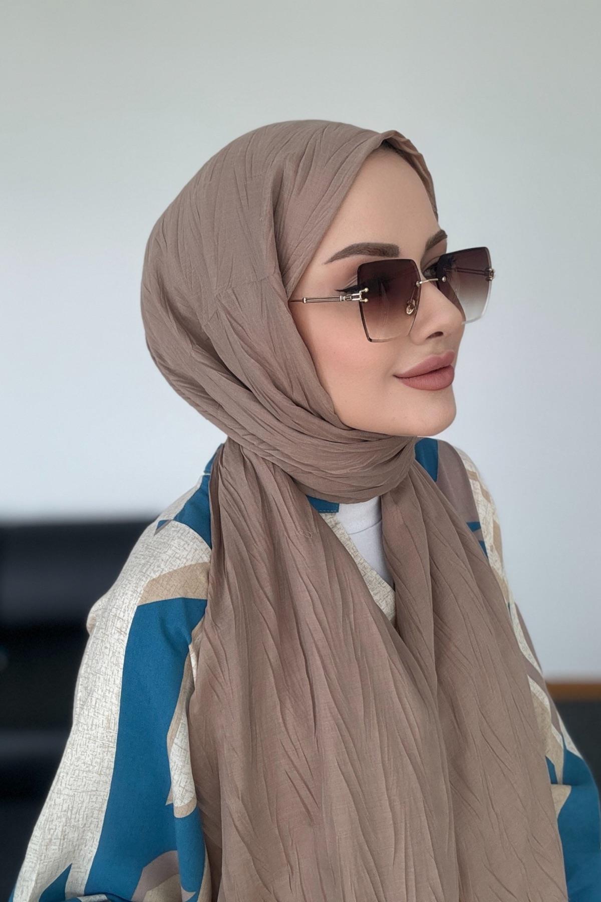 Textured Bamboo Shawl Latte