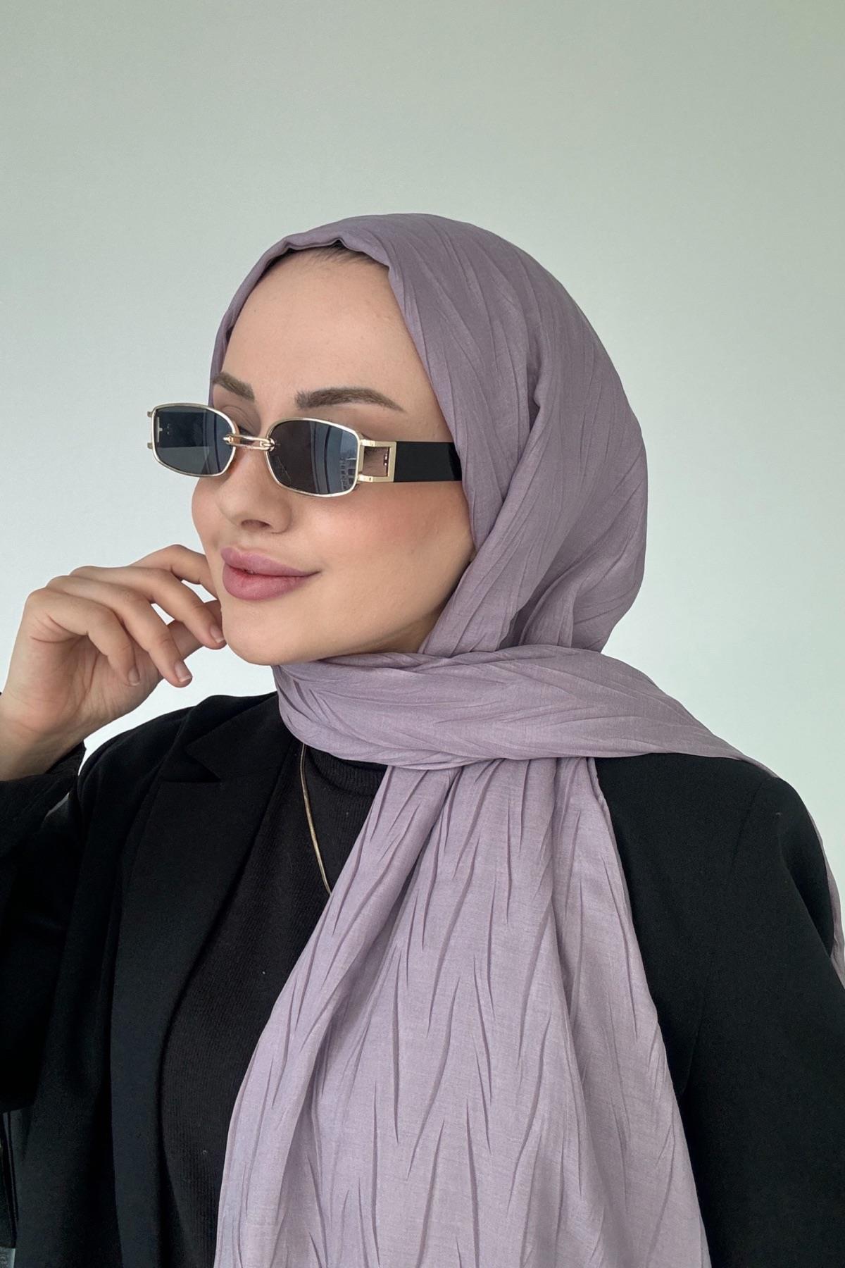 Textured Bamboo Shawl Lilac