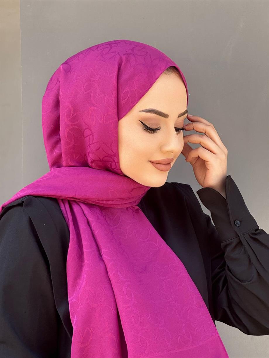 Elya pattern sal dark fussia