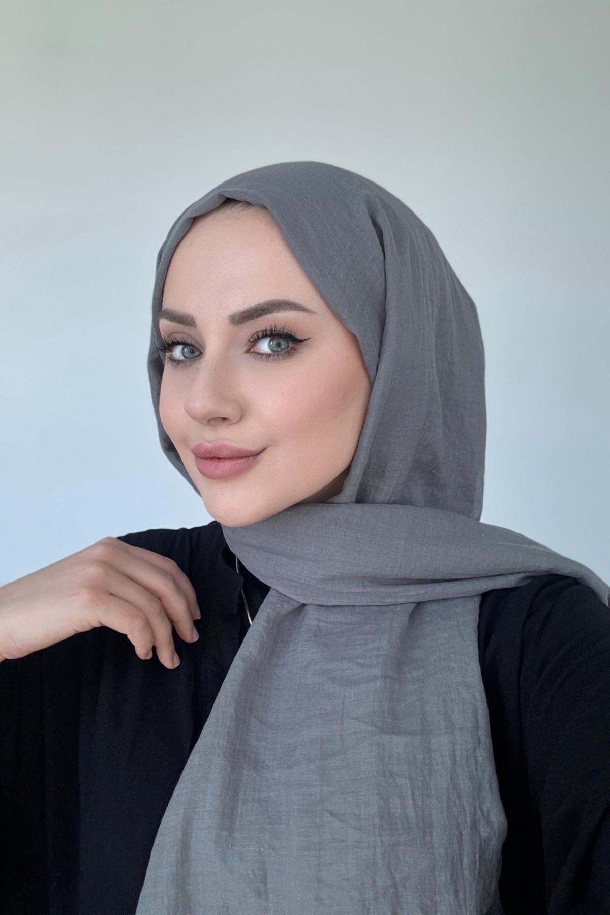 Fresh Cotton Shawl Gray