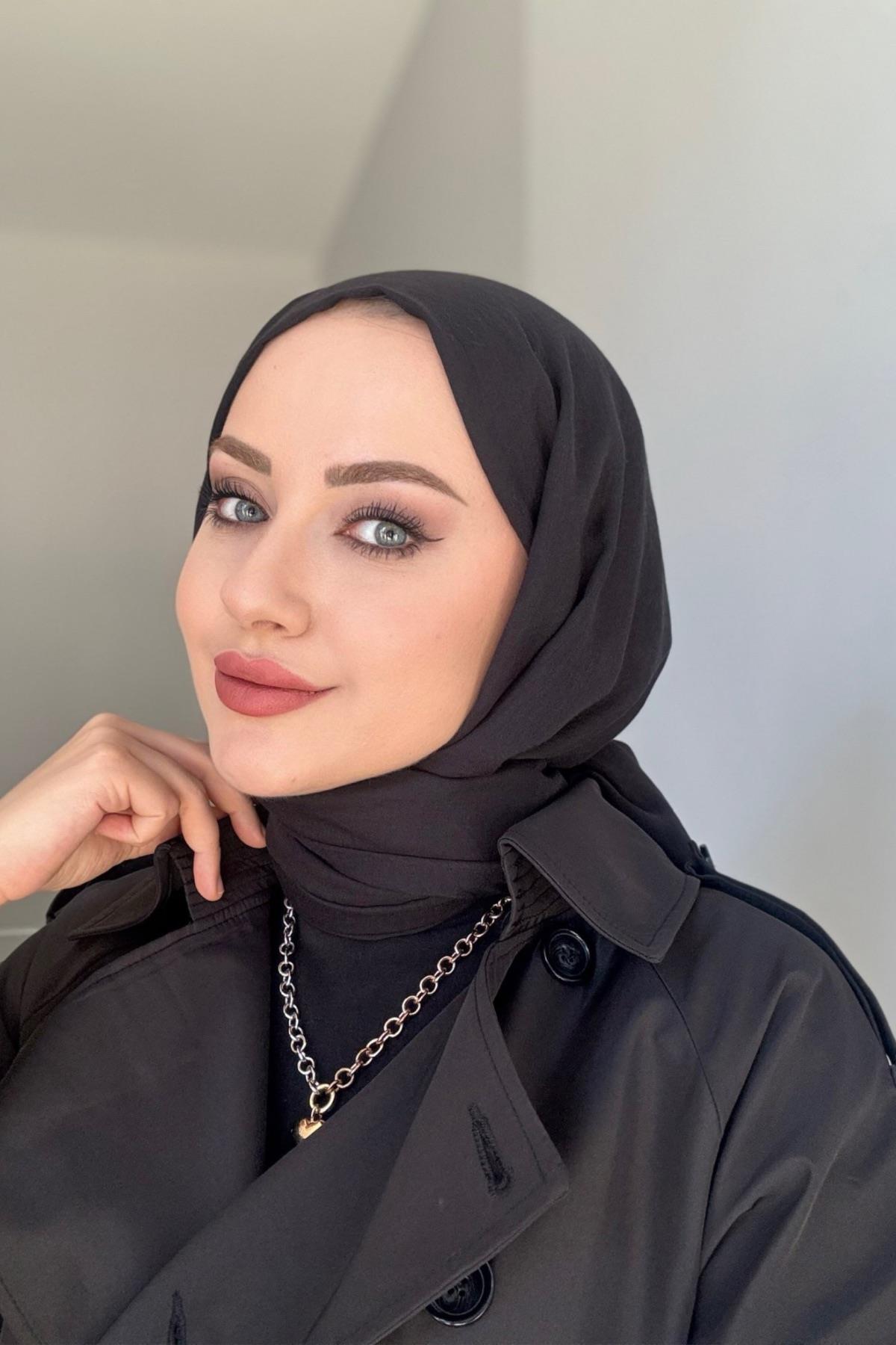 Fresh Cotton Shawl Black