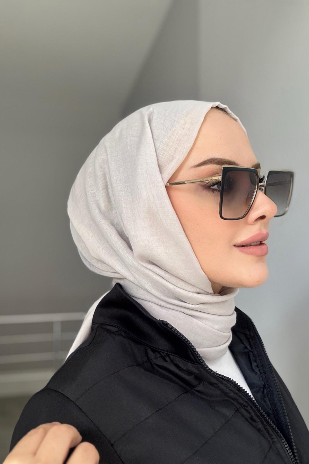 Fresh Cotton Shawl Stone Color