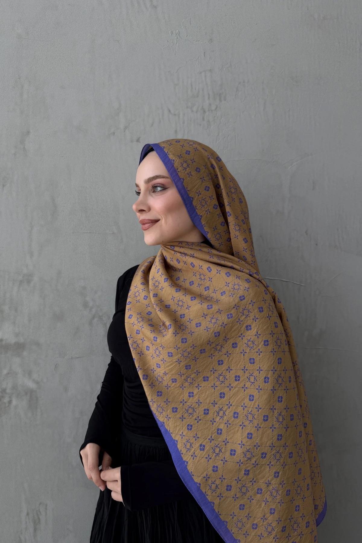 Gold Gua Modal İpek Şal