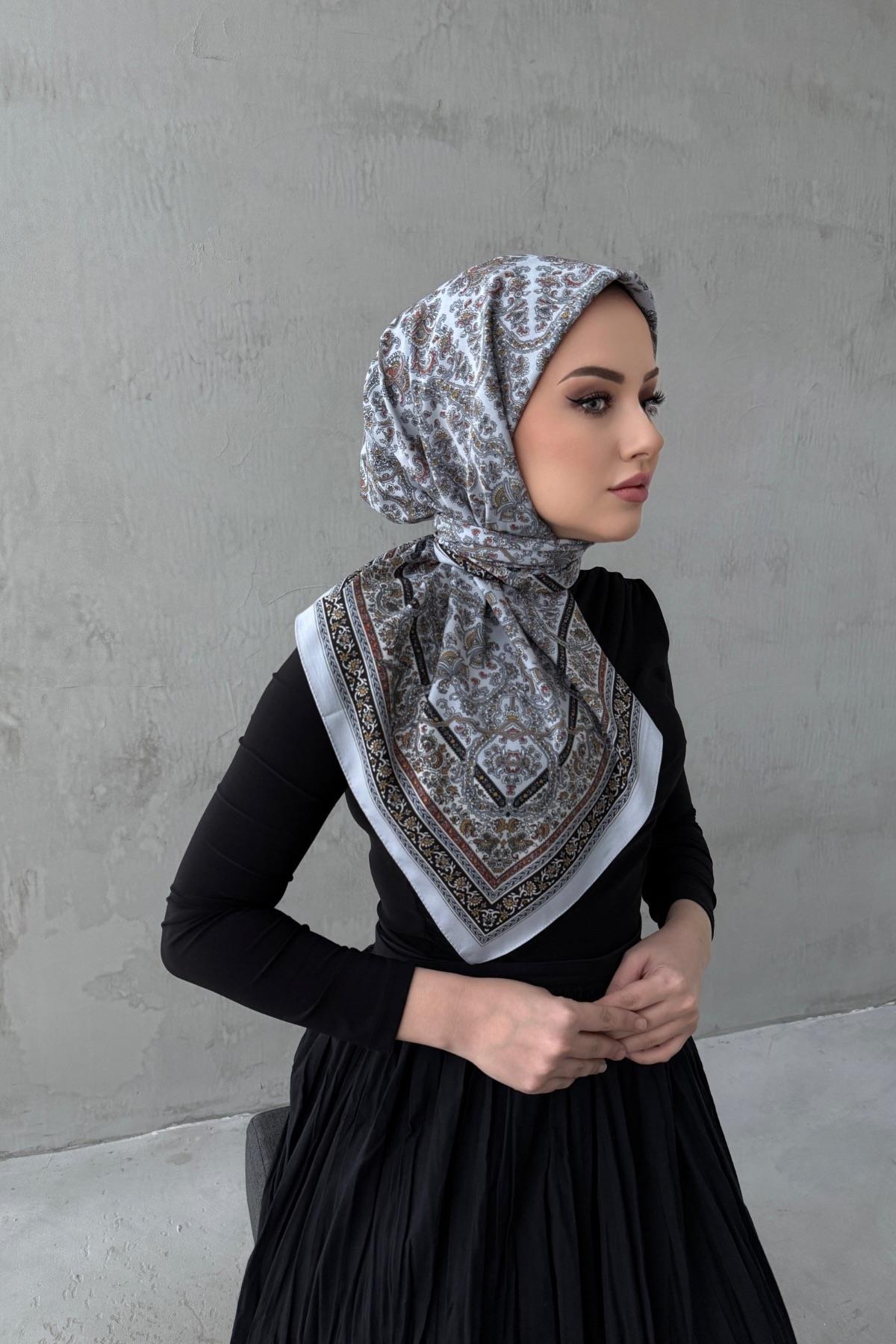 Gri&Gri Bohem Modal İpek Eşarp