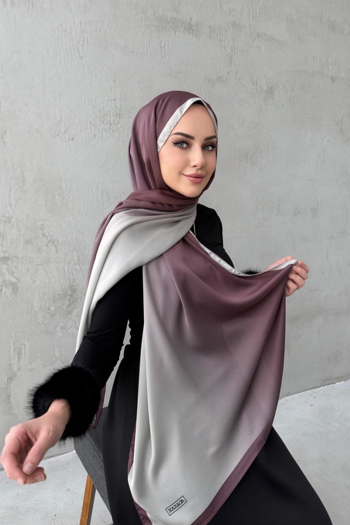 Gül Kurusu Degrade Şal 