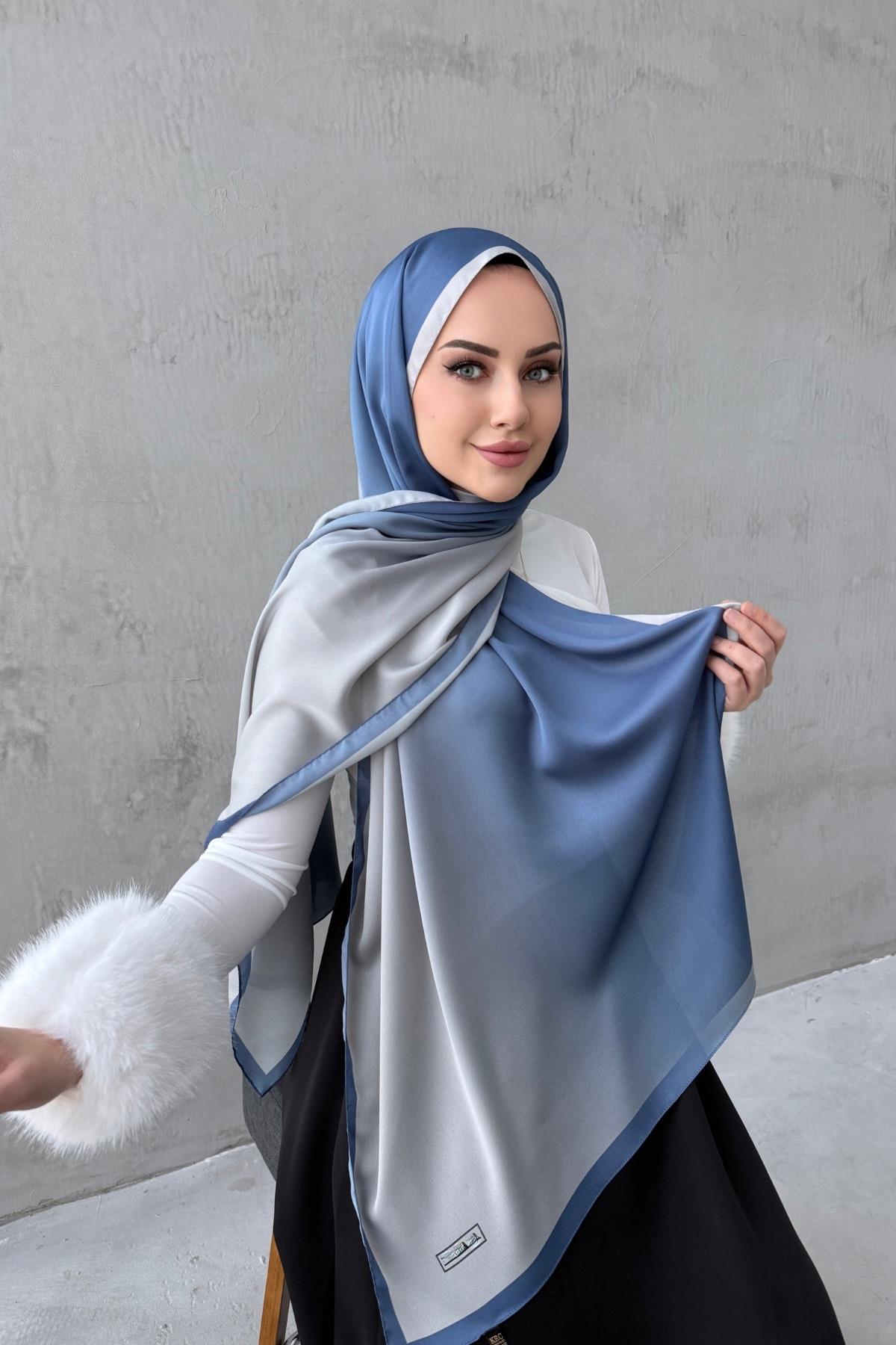 İndigo Degrade Şal 