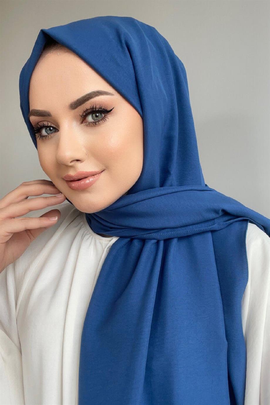 Indigo Pamuk Caz Şal