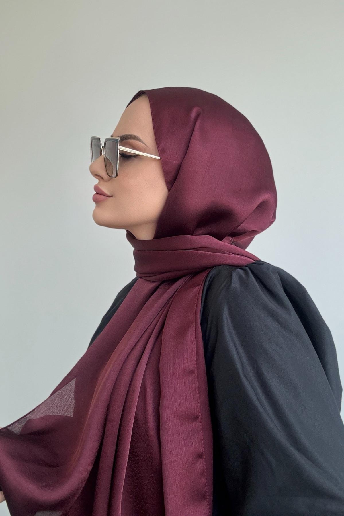 Janjan Shawl Claret Red