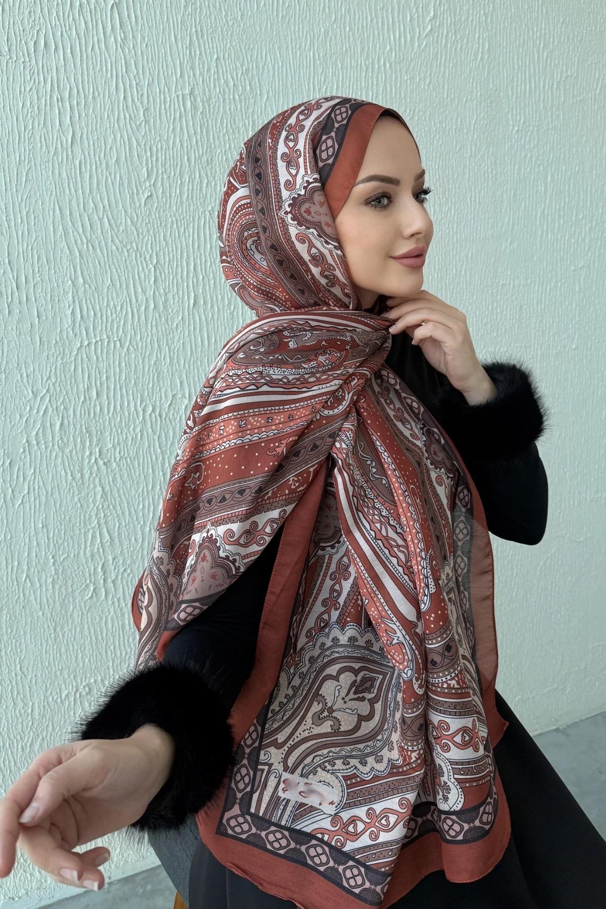 Kiremit & Vizon Etro Soft Şal