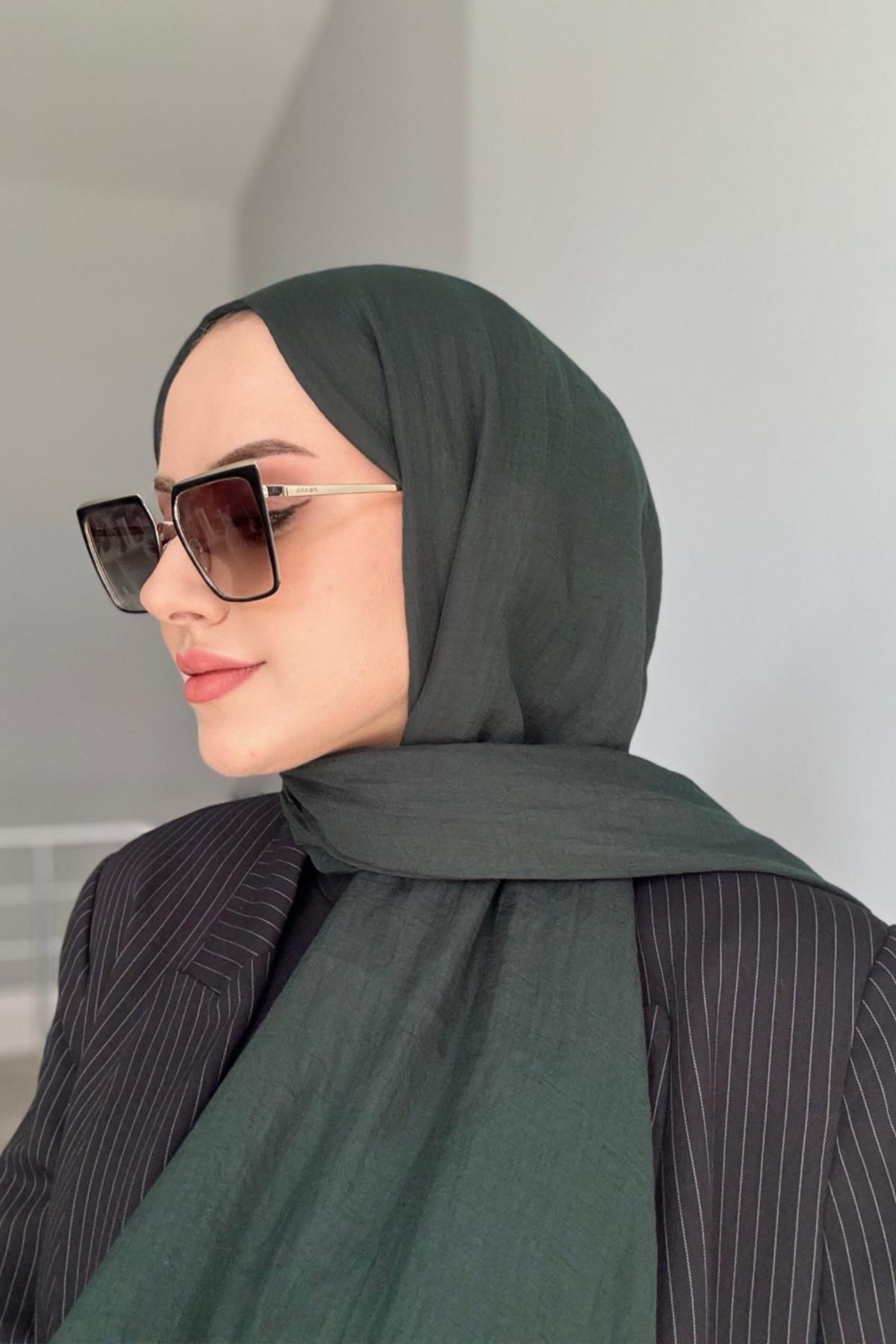 Konfor Shawl Dark Emerald