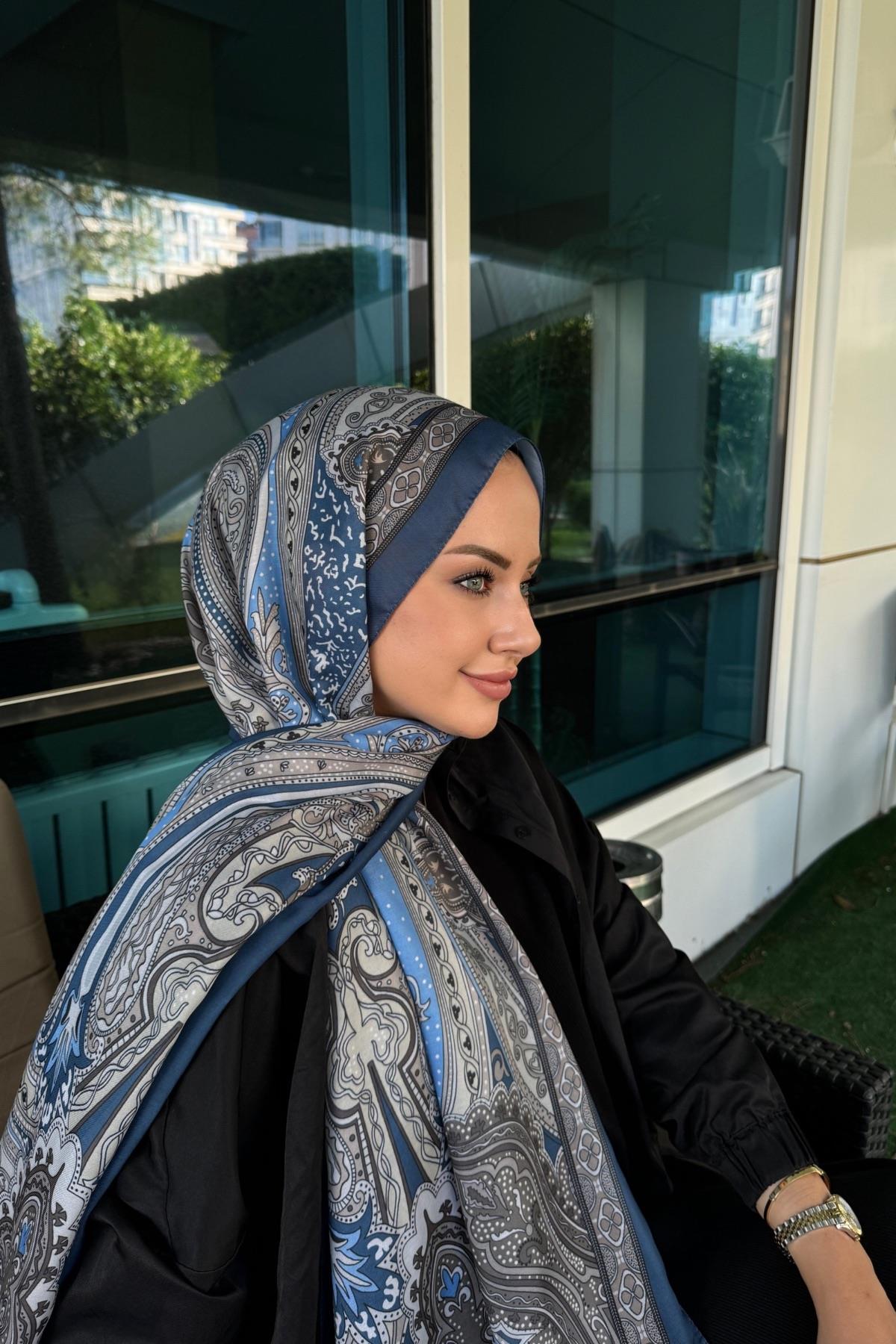 Kot Mavi Etro Soft Şal