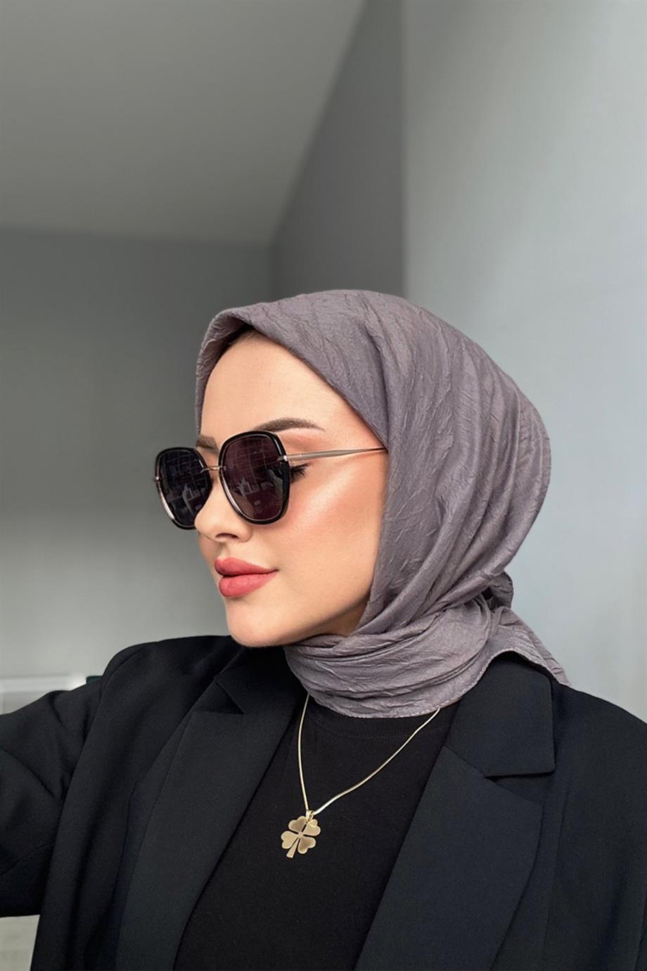 Dark Gray Bamboo Scarf